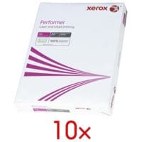10x Kopierpapier A4 Xerox Performer - 5000 Blatt gesamt, 80g/qm