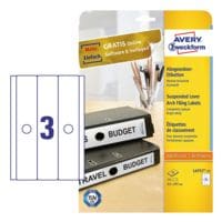 Avery Zweckform 20% AKTION: Selbstklebende Ordnerrücken-Etiketten für Hängeordner Avery Zweckform 20% AKTION: Selbstklebende Ordnerrücken-Etiketten für Hängeordner