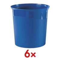 HAN 6er-Pack Papierkorb Re-LOOP aus Recycling-Kunststoff 13 Liter