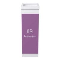 Paperflow Abfallbehälter weiß 60 L - für Batterien
