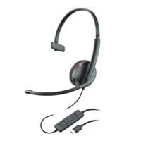 Plantronics Headset »Blackwire C3210« monaural USB-C schwarz