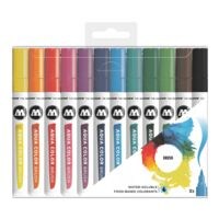 MOLOTOW 12er-Pack Marker Aqua Color Brush Basic-Set 1