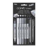 COPIC Ciao 5+1-Sets COPIC® Ciao Layoutmarker - Grautne
