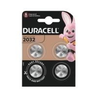 Duracell 4er-Pack Knopfzellen CR2032