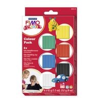 FIMO 6er-Pack Modelliermasse Fimo Kids Basic