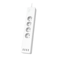 4-fach WLAN-Steckdosenleiste fr Innenbereich Hama 4-fach USB ohne Schalter wei