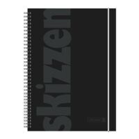 5x Brunnen Skizzenbuch A4 blanko