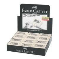 Faber-Castell 20er-Pack Radierer Latex-free 7041-20