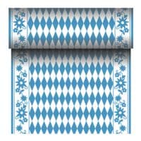 Papstar Papier-Tischlufer 24 m x 40 cm Bayrisch Blau Einweg