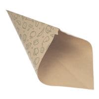 Papstar 1000 stabile Spitztten braun 1000g - 48 x 34 x 34 cm