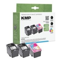 KMP 3er-Pack Tintenpatronen ersetzt HP Nr. 301 (E5Y87EE)