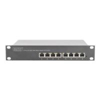 Digitus 8-Port Gigabit Ethernet PoE Switch - 10 Zoll