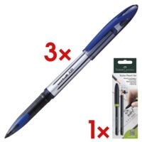 3x Tintenroller uni-ball AIR inkl. 2er-Pack Bleistift »Stylus Pencil« B