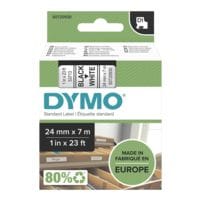 Dymo Beschriftungsband 24 mm x 7 m fr Dymo D1 Beschriftungsgerte