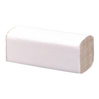 Papierhandtcher Tork 66329 1-lagig, naturwei, 25 cm x 23 cm aus Recyclingpapier mit Z-Falzung - 5000 Blatt gesamt