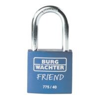 BURG-WÄCHTER Farbiges Outdoor-Vorhängeschloss »775 40 35 Friend« blau