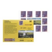 Porto bis Ende 2021: 1,55 € Markenset Radioteleskop Effelsberg Deutsche Post, 10x Briefmarke selbstklebend