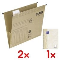 Elba 2x 10er-Pack Hngetaschen vertic ULTIMATE 100560133 inkl. Collegeblock Touch 400132395 A4