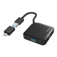 Hama USB-3.2-Hub mit USB-C Adapter, 4 Ports