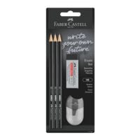 Bleistift-Set Faber-Castell Examen-Set, HB, mit Radiergummi