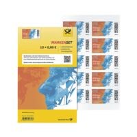 Porto bis Ende 2021: 0,80 € Markenset Digitaler Wandel Deutsche Post, 10x Briefmarken selbstklebend