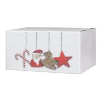 20er-Pack Geschenkkarton mit Weihnachts-Druckmotiv »Nikolaus« 30 x 21,5 x 14 cm