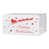 20er-Pack Geschenkkarton mit Weihnachts-Druckmotiv »Weihnachtsschlitten« 20 x 15 x 9 cm