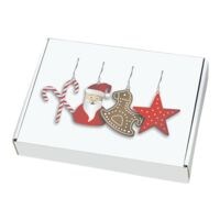20er-Pack Maxi-Brief Weihnachtskarton mit Druckmotiv »Nikolaus« 25 x 17,4 x 5 cm