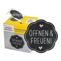 ZDesign Promotion-Etiketten »Öffnen & Freuen!«