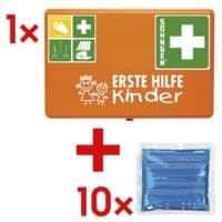SÖHNGEN Erste Hilfe Verbandkasten »Kita« inkl. 10 Kalt-Warm Kompressen 13x14