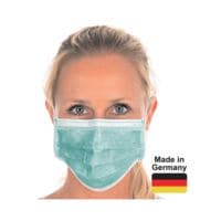 Franz Mensch 50er-Pack medizinische Maske Typ II  Made In Germany HYGOSTAR 3-lagig grn