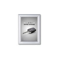 Showdown Displays Klapprahmen A5 Gehrungsecken 25 mm Profil silber
