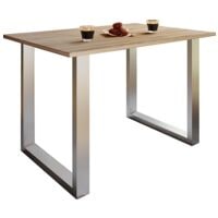 VCM MORGENTHALER GMBH Schreibtisch �Xona� 140 cm, B�gel-Fu� silbern