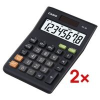 CASIO 2x Tischrechner MS-8B