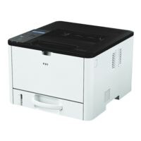Ricoh P311 Laserdrucker, A4 schwarz weiß Laserdrucker, 1200 x 1200 dpi, mit LAN und aufrüstbar mit WLAN