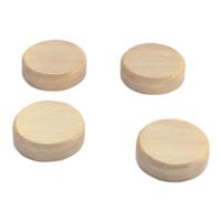 Sigel 4er-Pack Holz-Magnete rund  33 x 9 mm