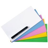 Legamaster 250er-Pack Moderationskarten Whiteboardfolie »Magic-Chart Notes« 7-159494 10 x 20 cm