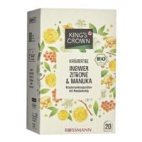 Kings Crown BIO Kräutertee »Ingwer - Zitrone - Manuka« Tassenportion 20er-Pack
