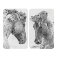 Wenko 2er-Set Herdabdeckplatte Universal Horses