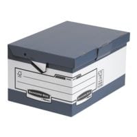 Bankers Box System Klappdeckelbox Maxi + 6 Archivschachteln
