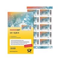 0,85 € Markenset Fröhliche Weihnachten Deutsche Post, 10x Briefmarken selbstklebend