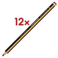 12x Bleistift STAEDTLER Noris ergo soft Jumbo 153, 2B, ohne Radiergummi