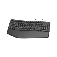 Hama Kabelgebundene Tastatur »EKC-400« mit Handballenauflage