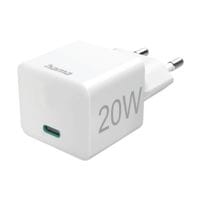 Hama Mini-Schnellladegerät USB-C PD / Quick Charge weiß