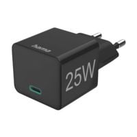 Hama Mini-Schnellladegert USB-C PD / Quick Charge 25 W schwarz