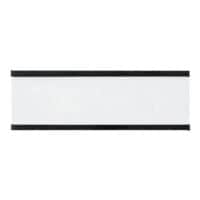Legamaster 54-Pack Etikettenhalter schwarz, magnetisch inkl. weie Etiketten 6,0 x 2,0 cm