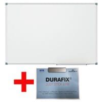 Maul Whiteboard Maulstandard kunststoffbeschichtet, 60x45 cm inkl. Zettelclip Durafix® Clip 60 mm und Werbekarte
