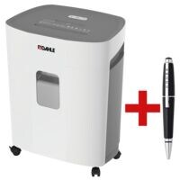 Aktenvernichter Dahle PaperSAFE® 240, Sicherheitsstufe 4, Partikelschnitt (4 x 12 mm) inkl. Kugelschreiber Rollerball Edge