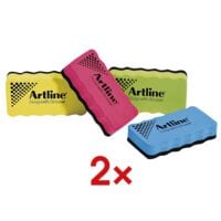 Artline 2x Whiteboard-Schwamm Magnetic Eraser