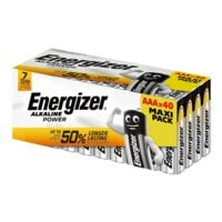 Energizer 40er-Pack Batterien Alkaline Power Micro / AAA